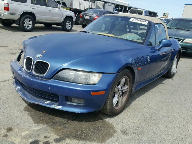 4USCH9346YLF84047 - 2000 BMW Z3 2.3 BLUE photo 2