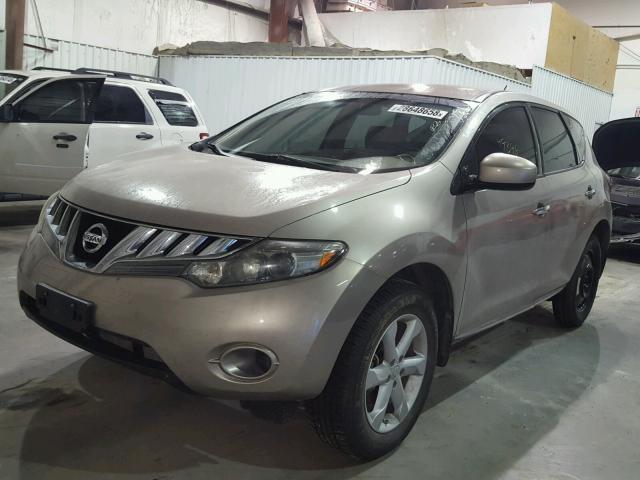 JN8AZ1MW8AW102888 - 2010 NISSAN MURANO S SILVER photo 2