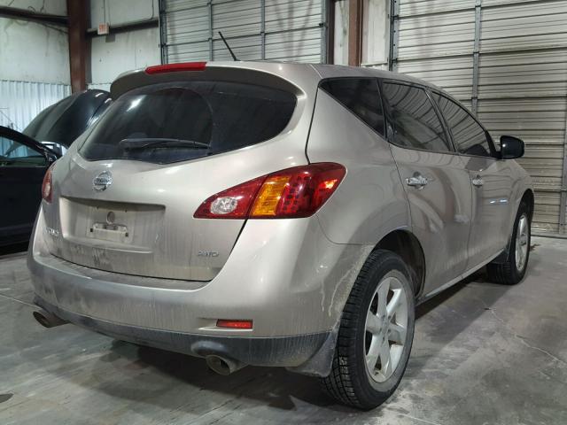 JN8AZ1MW8AW102888 - 2010 NISSAN MURANO S SILVER photo 4