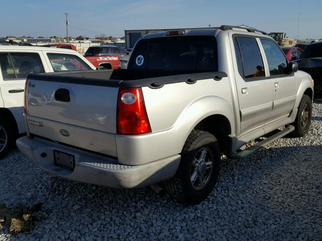 1FMZU67E63UB67505 - 2003 FORD EXPLORER S SILVER photo 4