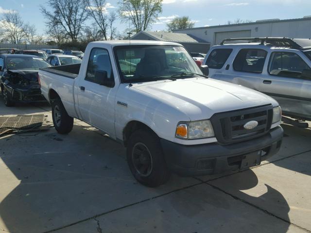 1FTYR10DX7PA40900 - 2007 FORD RANGER WHITE photo 1