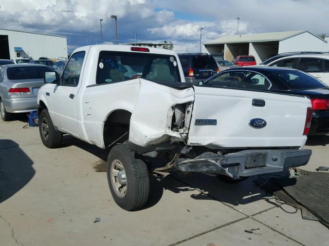 1FTYR10DX7PA40900 - 2007 FORD RANGER WHITE photo 3