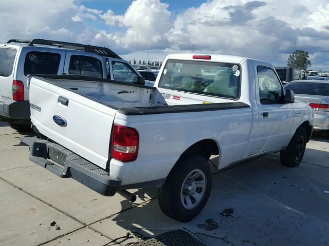 1FTYR10DX7PA40900 - 2007 FORD RANGER WHITE photo 4