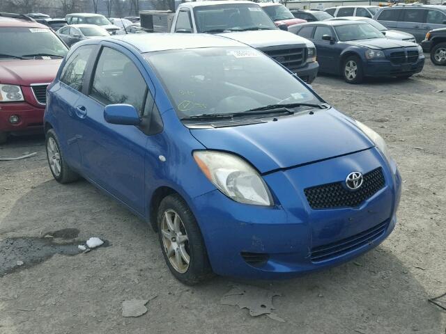 JTDJT923475081735 - 2007 TOYOTA YARIS BLUE photo 1