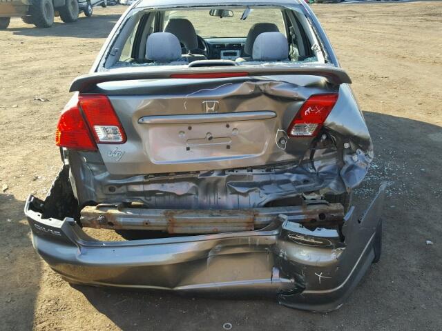 2HGES25715H538079 - 2005 HONDA CIVIC EX ნაცრისფერი ფოტო 9