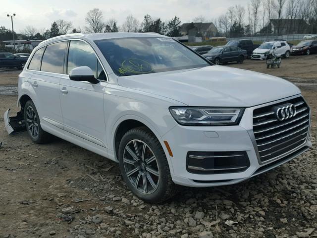 WA1LAAF76HD003312 - 2017 AUDI Q7 PREMIUM WHITE photo 1