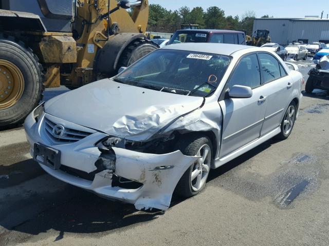 1YVHP80C655M27100 - 2005 MAZDA 6 I Argent photo 2