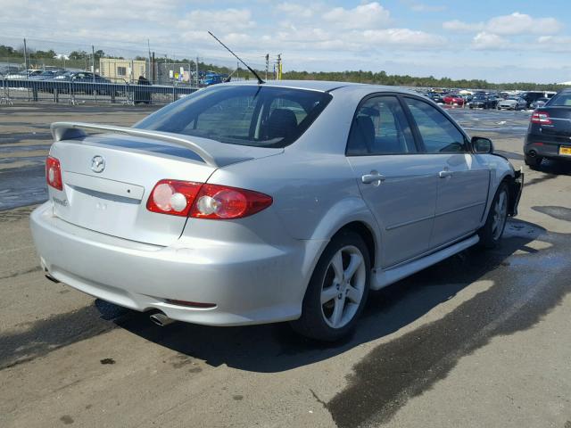 1YVHP80C655M27100 - 2005 MAZDA 6 I Argent photo 4