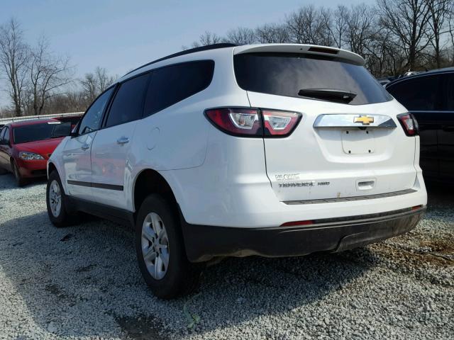 1GNKVFED4HJ227911 - 2017 CHEVROLET TRAVERSE L WHITE photo 3