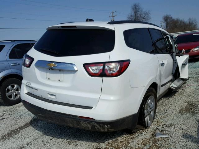 1GNKVFED4HJ227911 - 2017 CHEVROLET TRAVERSE L WHITE photo 4