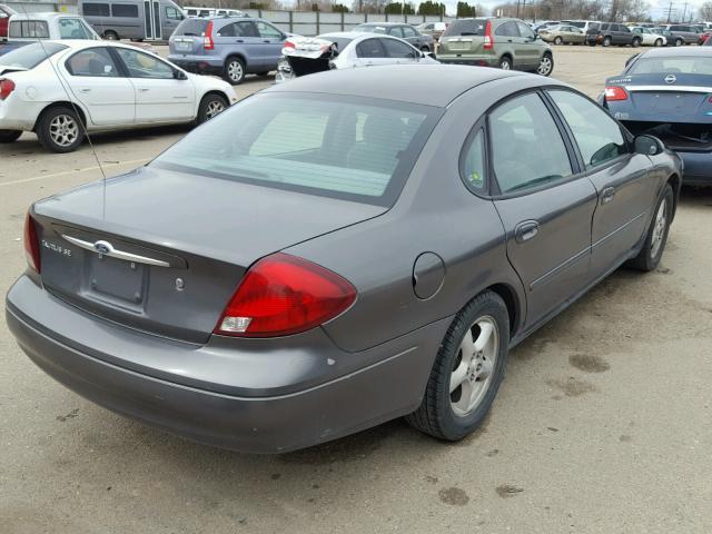 1FAFP53U23G180648 - 2003 FORD TAURUS SE GRAY photo 4