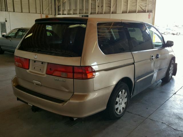 2HKRL1856XH510483 - 1999 HONDA ODYSSEY LX BEIGE photo 4