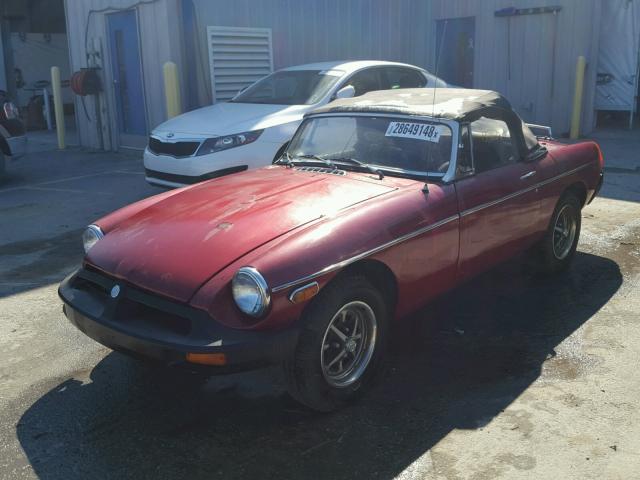 GHN5UL490521 - 1979 MG MGB BURGUNDY photo 2