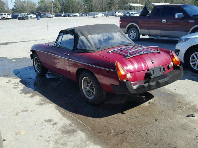 GHN5UL490521 - 1979 MG MGB BURGUNDY photo 3