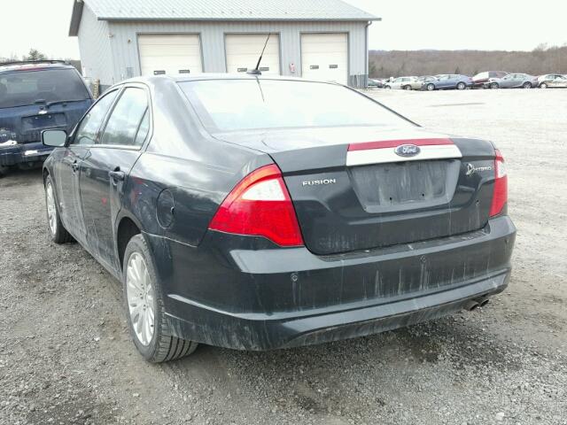 3FADP0L3XAR295263 - 2010 FORD FUSION HYB GRAY photo 3