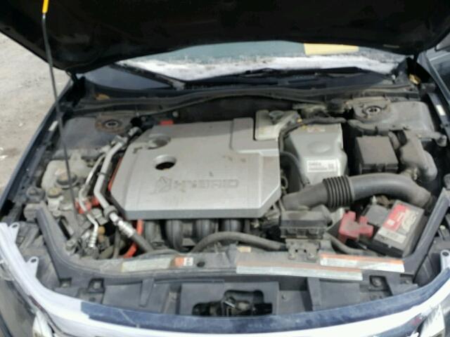 3FADP0L3XAR295263 - 2010 FORD FUSION HYB GRAY photo 7