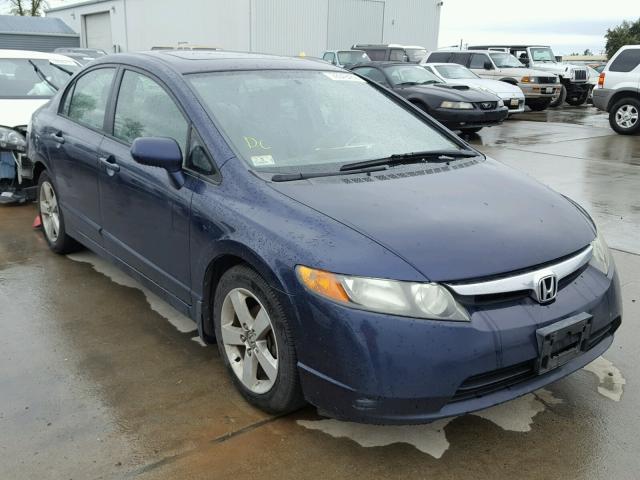 1HGFA16867L013453 - 2007 HONDA CIVIC EX BLUE photo 1