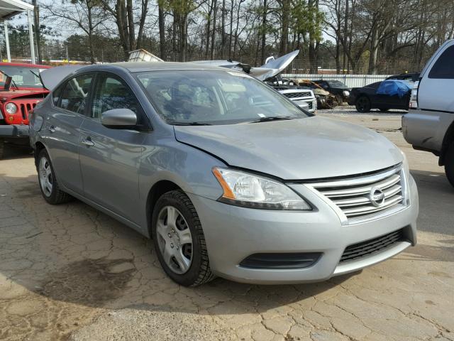 3N1AB7AP6DL718411 - 2013 NISSAN SENTRA S GRAY photo 1