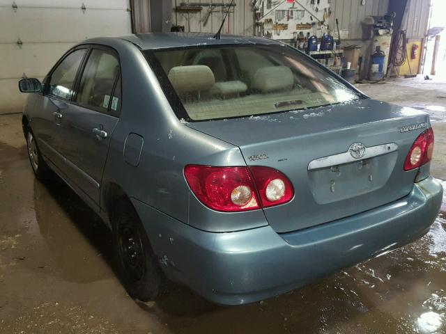 2T1BR32E25C326033 - 2005 TOYOTA COROLLA CE TEAL photo 3