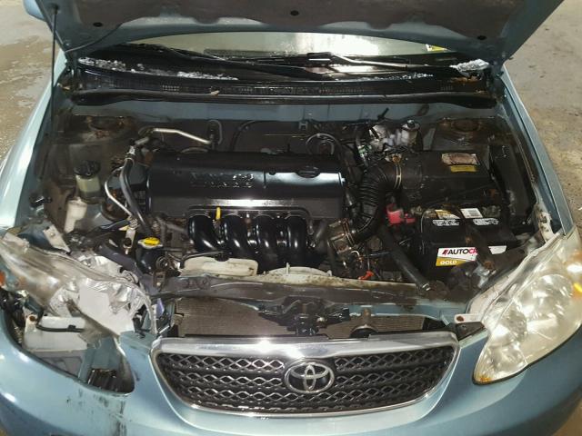 2T1BR32E25C326033 - 2005 TOYOTA COROLLA CE TEAL photo 7