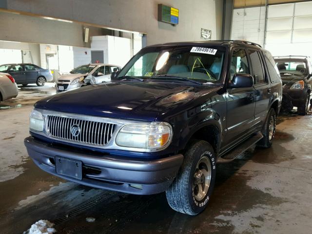 4M2DU55PXVUJ60681 - 1997 MERCURY MOUNTAINEE BLUE photo 2