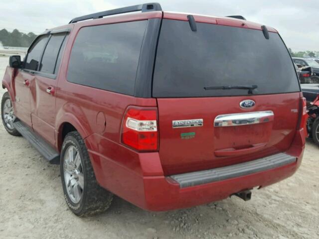 1FMFK16528LA62258 - 2008 FORD EXPEDITION RED photo 3