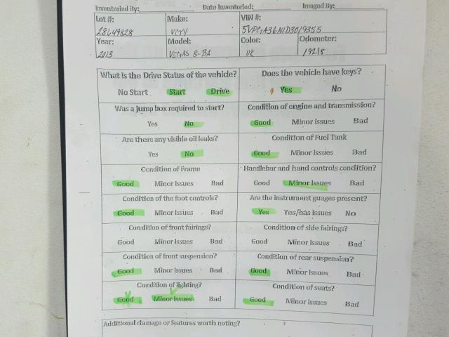 5VPGA36N1D3019355 - 2013 VICTORY MOTORCYCLES VEGAS 8-BA BLACK photo 20