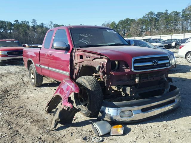 5TBRT341X2S234738 - 2002 TOYOTA TUNDRA ACC BURGUNDY photo 1