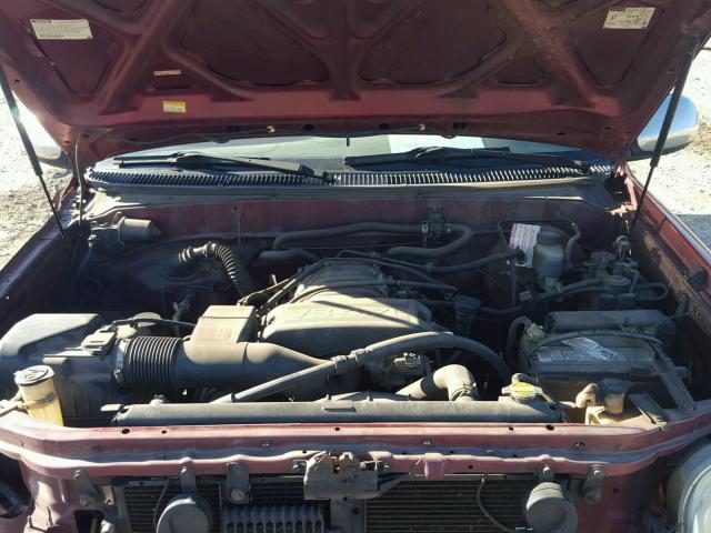 5TBRT341X2S234738 - 2002 TOYOTA TUNDRA ACC BURGUNDY photo 7