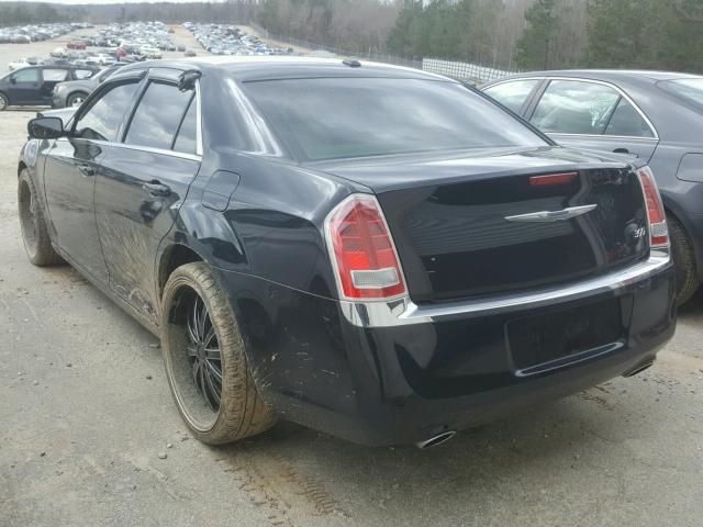 2C3CCAAG6DH527150 - 2013 CHRYSLER 300 BLACK photo 3