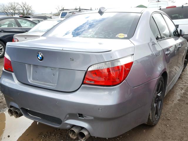 WBANB33535CN66634 - 2005 BMW 545 I SILVER photo 4