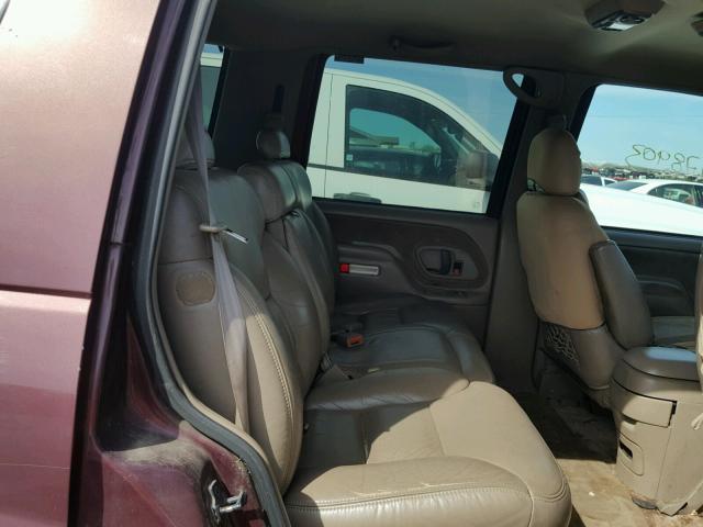 1GNEC13R1VJ346855 - 1997 CHEVROLET TAHOE C150 BURGUNDY photo 6