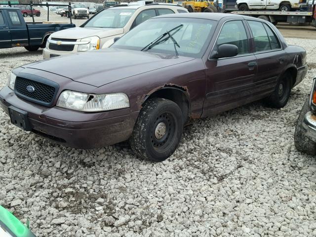 2FAFP71W71X126253 - 2001 FORD CROWN VICT BROWN photo 2