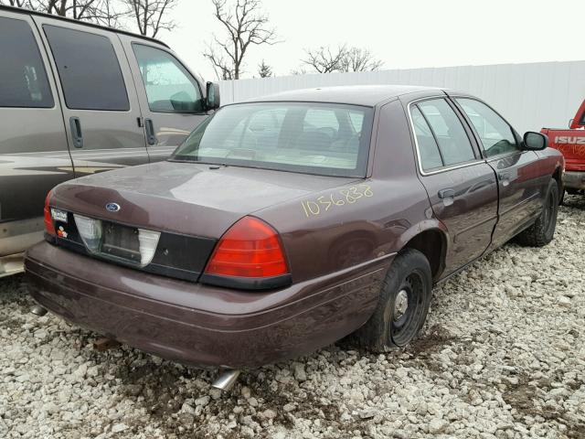 2FAFP71W71X126253 - 2001 FORD CROWN VICT BROWN photo 4