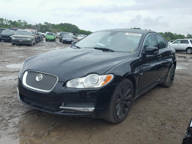 SAJWA05B19HR28661 - 2009 JAGUAR XF LUXURY BLACK photo 2