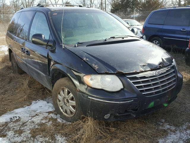 2C8GP64L85R453957 - 2005 CHRYSLER TOWN & COU BLUE photo 1