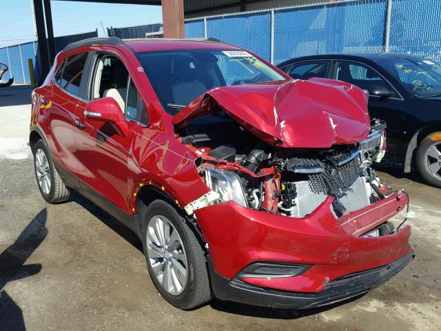 KL4CJASB0JB572152 - 2018 BUICK ENCORE PRE RED photo 1