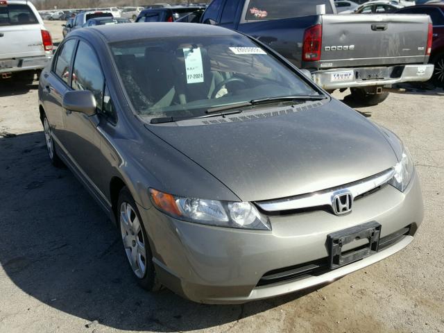 1HGFA16537L132468 - 2007 HONDA CIVIC LX TAN photo 1