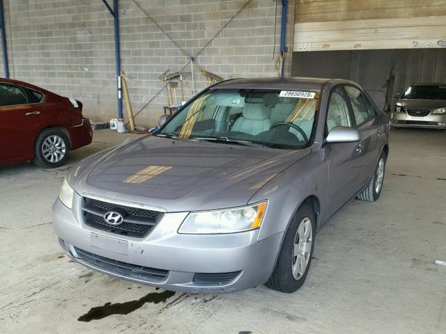 5NPET46C67H250846 - 2007 HYUNDAI SONATA GLS GRAY photo 2