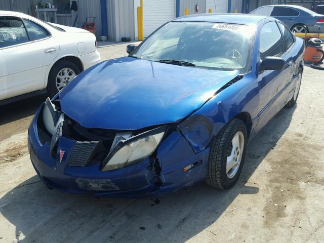 3G2JB12F55S151913 - 2005 PONTIAC SUNFIRE BLUE photo 2