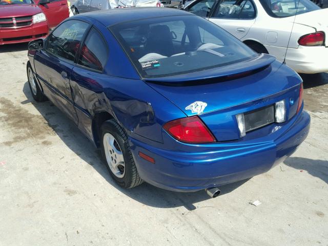 3G2JB12F55S151913 - 2005 PONTIAC SUNFIRE BLUE photo 3