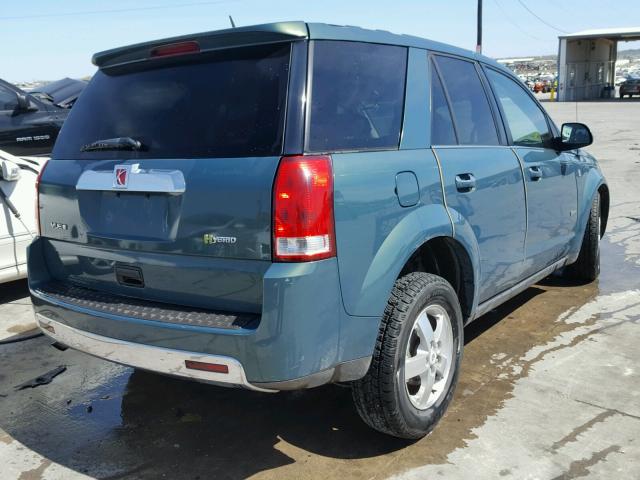 5GZCZ33Z07S852036 - 2007 SATURN VUE HYBRID GREEN photo 4