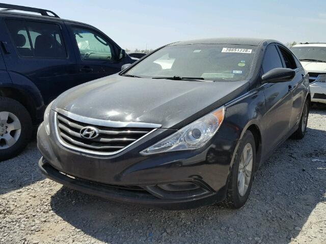 5NPEB4AC3CH478954 - 2012 HYUNDAI SONATA GLS BLACK photo 2