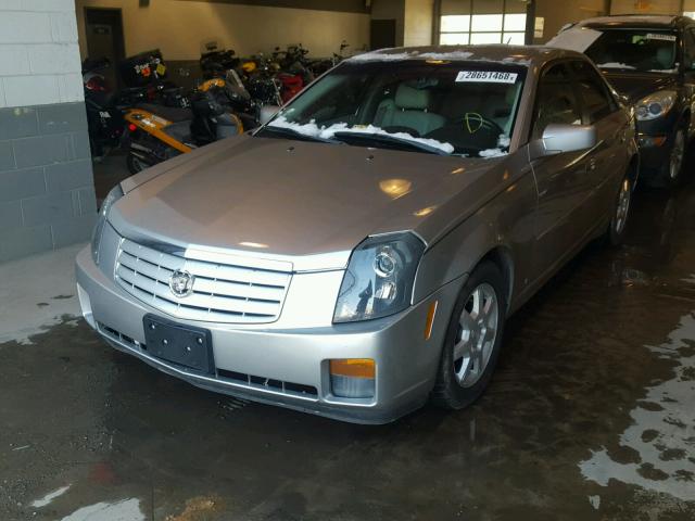 1G6DM57T660191325 - 2006 CADILLAC CTS SILVER photo 2