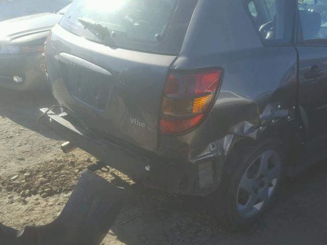 5Y2SL63885Z452916 - 2005 PONTIAC VIBE GRAY photo 9