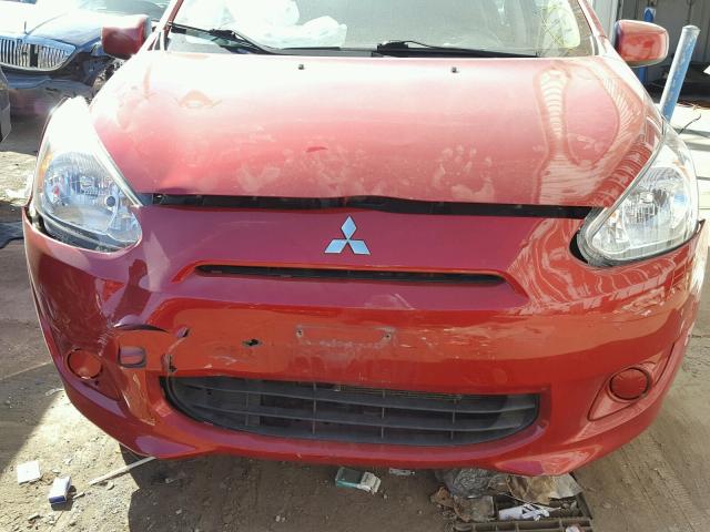 ML32A3HJ1EH010505 - 2014 MITSUBISHI MIRAGE DE RED photo 9