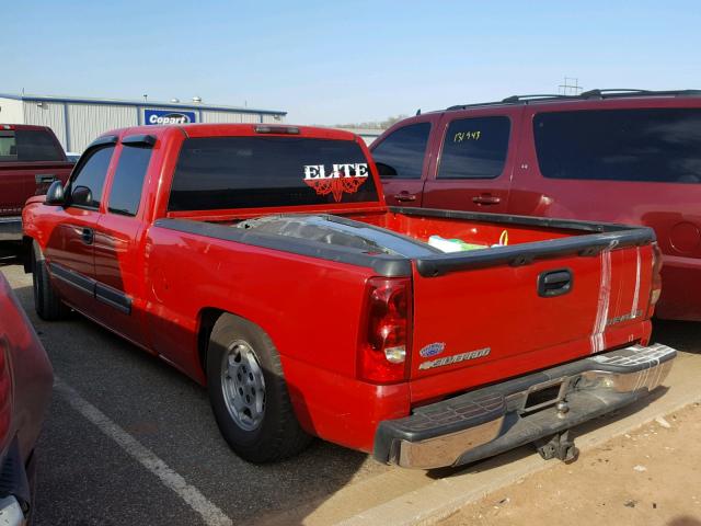 2GCEC19T131199536 - 2003 CHEVROLET SILVERADO RED photo 3