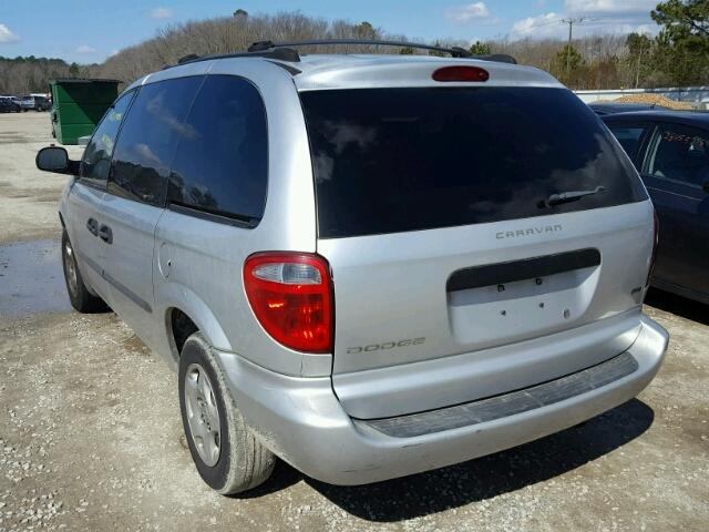 1D4GP253X3B179944 - 2003 DODGE CARAVAN SE SILVER photo 3