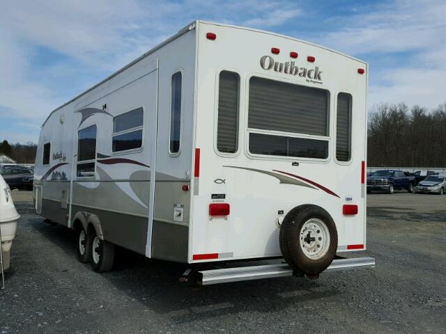 4YDT30R216G917633 - 2006 KEYSTONE OUTBACK WHITE photo 3