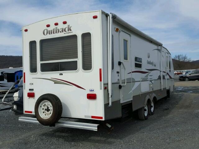 4YDT30R216G917633 - 2006 KEYSTONE OUTBACK WHITE photo 4